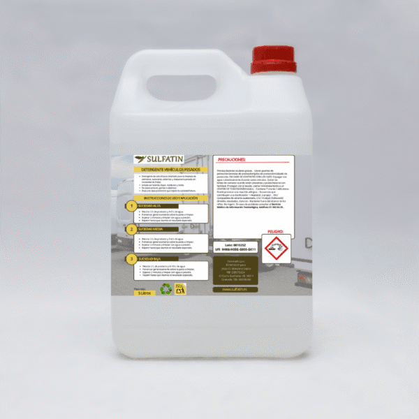 VEHÍCULOS PESADOS DETERGENTE 5L